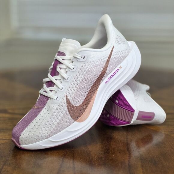 Nike ZoomX Pegasus Plus Turbo Shoes Pink Violet Red Bronze FQ7261-108 Women's 9 - Picture 1 of 16